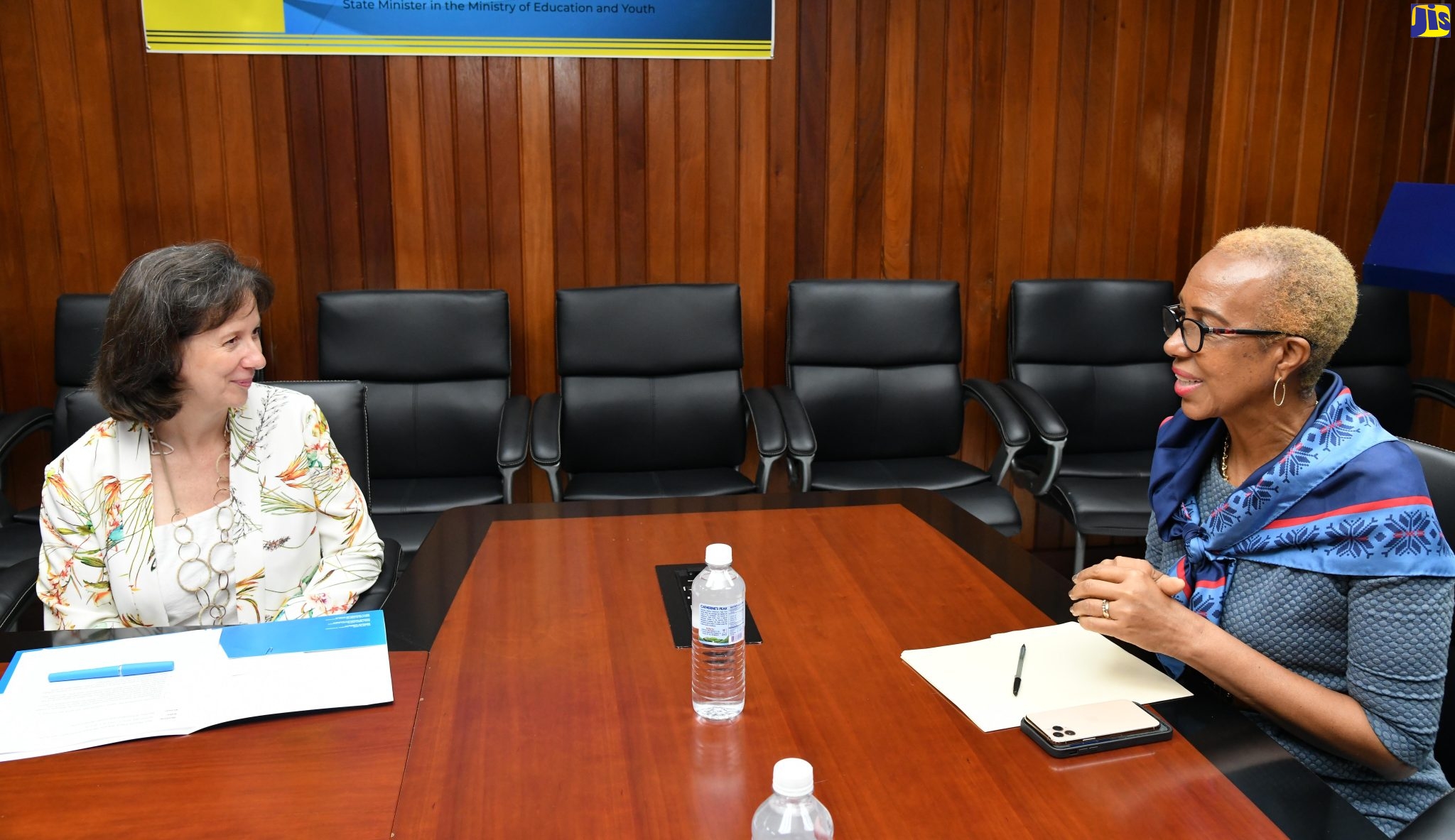 PHOTOS: UNICEF Rep Calls on Minister Williams