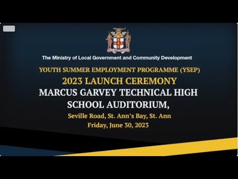 Ministry of Local Government and Community Development Youth Summer Employment Programme Launch
