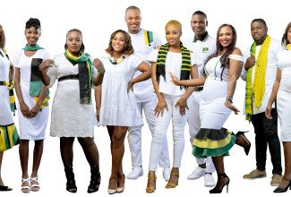 Finalists of the Jamaica Gospel Star Competition.