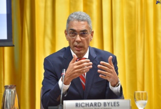 Bank of Jamaica Governor, Richard Byles.