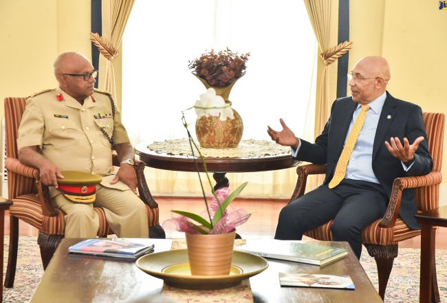 PHOTOS: Members of the Cadet Force Calls on G-G