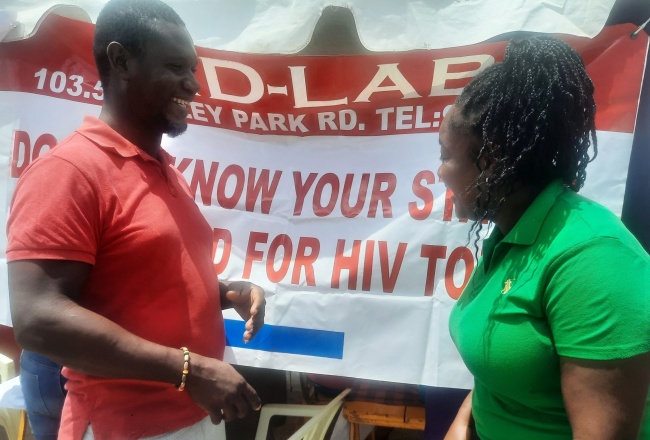 Persons in St. Catherine Benefit from Health Fair