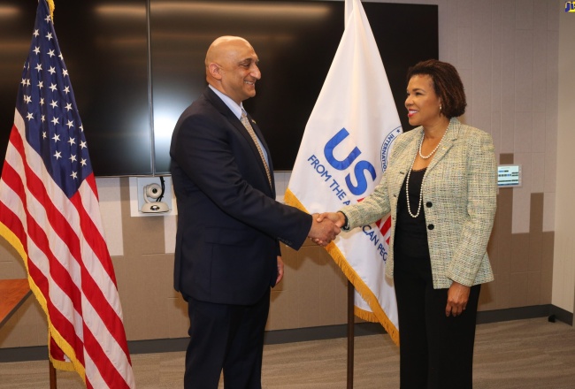 Ambassador Marks Calls on USAID to Increase Support to Jamaica