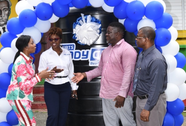 Duckenfield Primary Gets 1,000-Gallon Water Tank