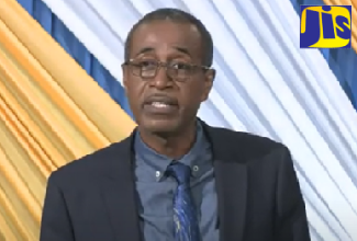 Clehan Williams, Advisor to the Minister Without Portfolio in the Ministry of Economic Growth and Job Creation, Senator the Hon. Matthew Samuda, delivers remarks during the Draft Watershed Policy Townhall held at the Public Broadcasting Corporation of Jamaica (PBCJ) in Kingston on Tuesday (July 18).