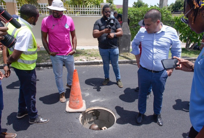 Mona Heights Sewerage Project Far Advanced