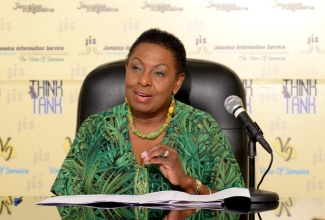 Minister of Culture, Gender, Entertainment and Sport, Hon. Olivia Grange​.