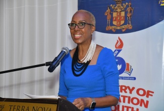 Minister of Education and Youth, Hon. Fayval Williams.