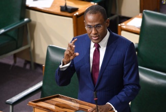 Minister of Finance and the Public Service, Dr. the Hon. Nigel Clarke, tables the Second Supplementary Estimates for fiscal year 2023/24 in the House of Representatives on Tuesday (July 18).