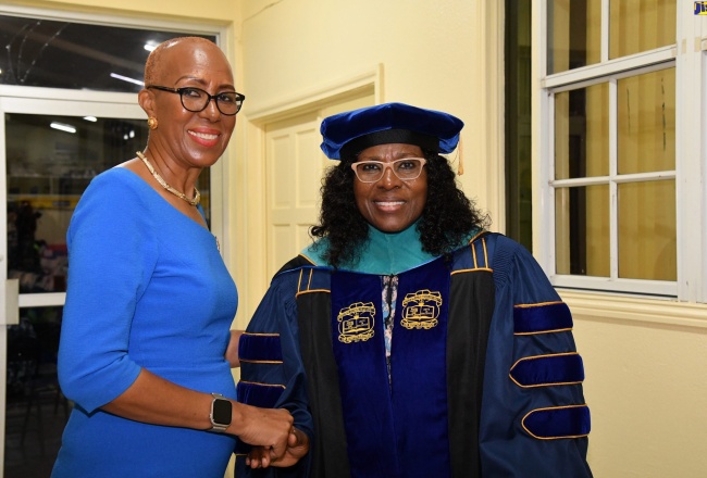 Honorary Doctorate Conferred on Cabinet Secretary, Audrey Sewell