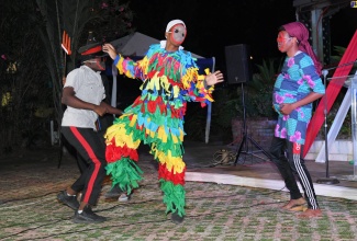Jonkonnu revellers perform at an event at the Ranny Williams Entertainment Centre in St. Andrew in December 2022.