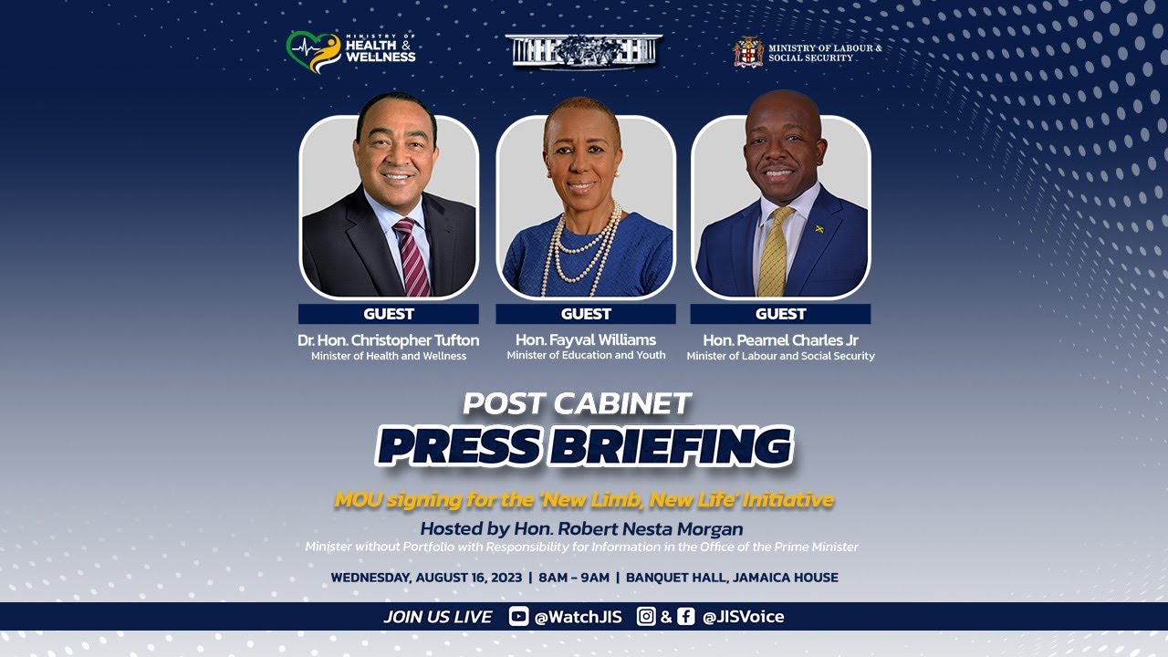 JISTV | Post Cabinet Press Briefing – Aug 16, 2023