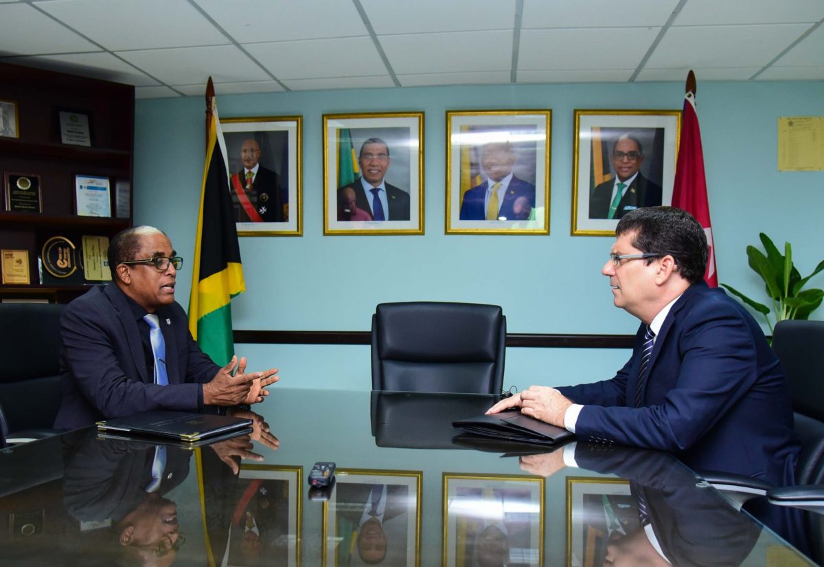 PHOTOS: Cuban Ambassador Visits Labour Ministry