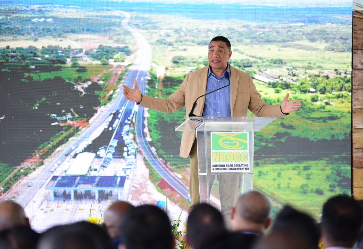 Prime Minister Holness Opens May Pen to Williamsfield Leg of Southern Coastal Highway