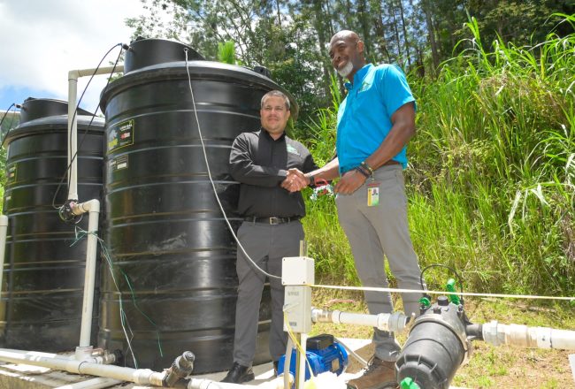 Rainwater Harvesting and Upgraded Irrigation Systems Commissioned at Forestry Department Nurseries