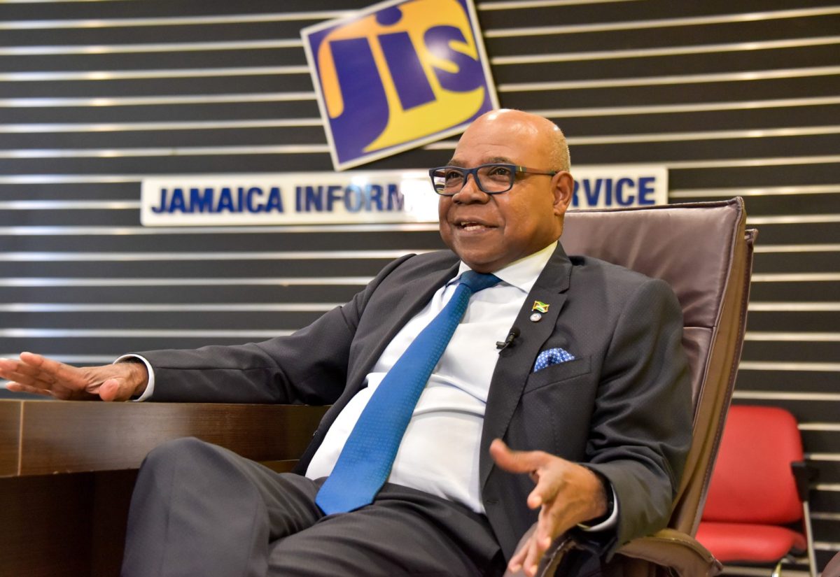 Minister of Tourism, Hon. Edmund Bartlett, speaks about developments in the tourism sector during a recent interview with JIS News.