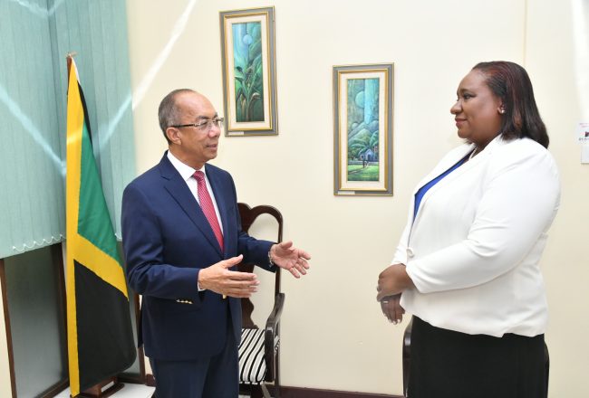PHOTOS: Minister Chang Gets Courtesy Call from High Commissioner-Designate to Canada