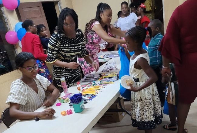 Students in Dover, St. Catherine, Receive School Supplies