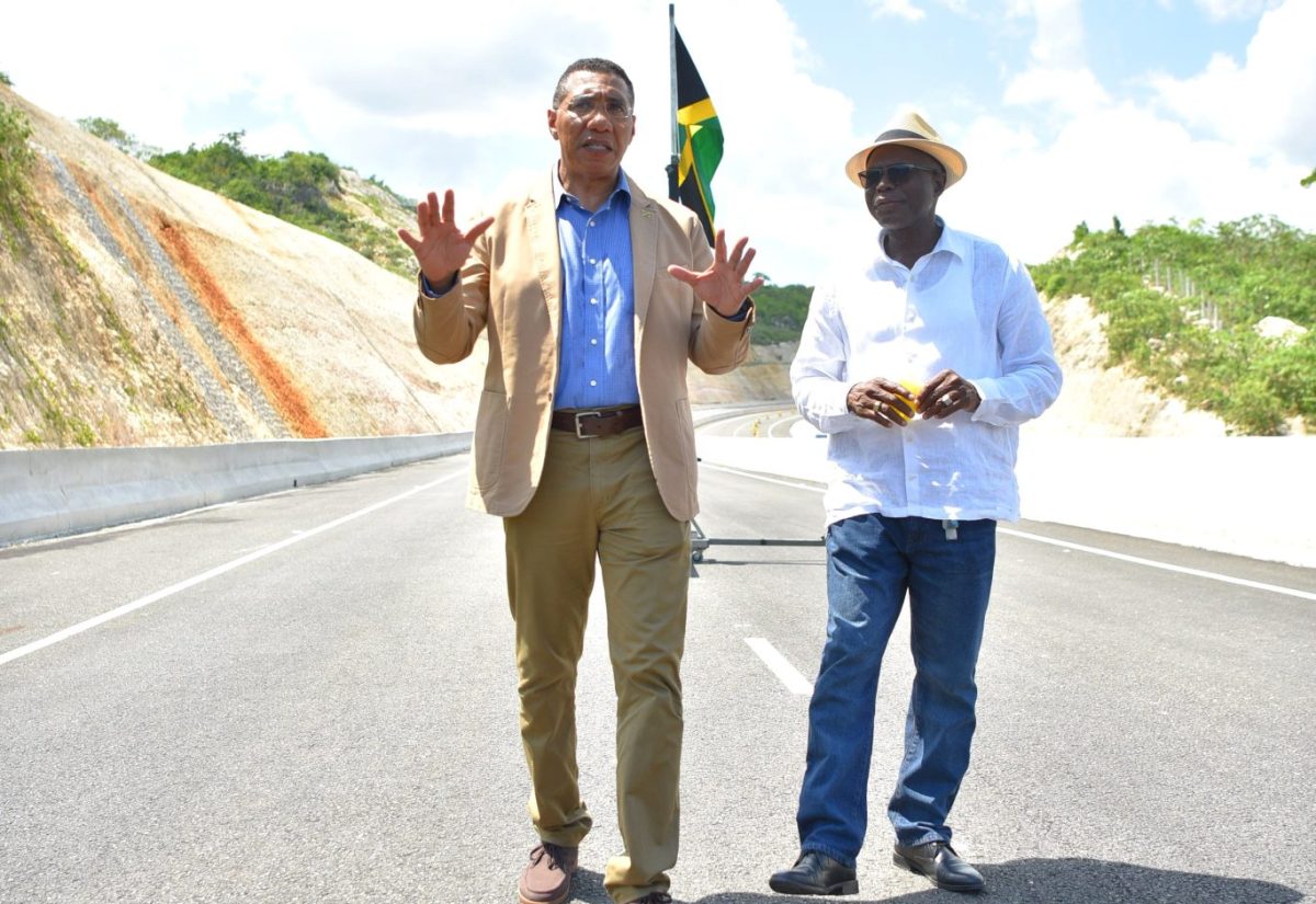 Prime Minister Holness Opens May Pen to Williamsfield Leg of Southern Coastal Highway