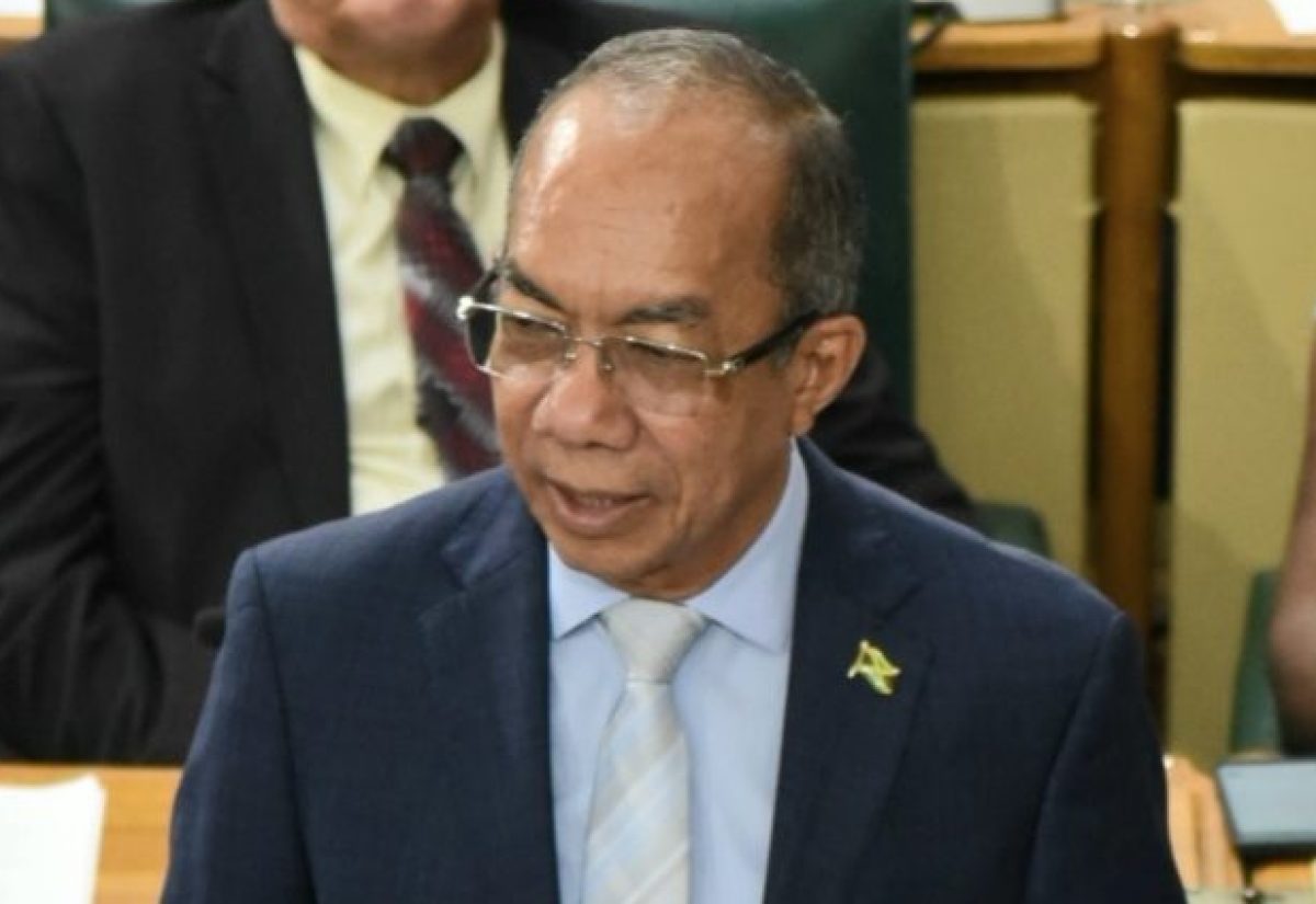 Deputy Prime Minister and Minister of National Security, Hon. Dr. Horace Chang, speaking in the House of Representatives on Tuesday (September 26).

