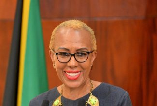 Minister of Education and Youth, Hon. Fayval Williams, addresses Tuesday’s (September 27) post-Cabinet Press Briefing at Jamaica House.