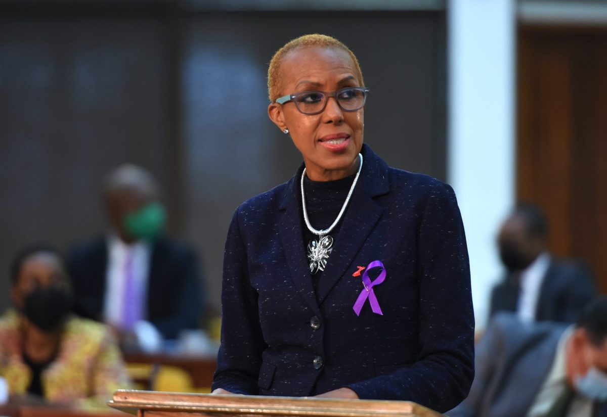 Minister of Education and Youth, Hon. Fayval Williams.