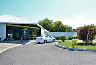 Entrance to the Providence Heights Infant School in St. James.