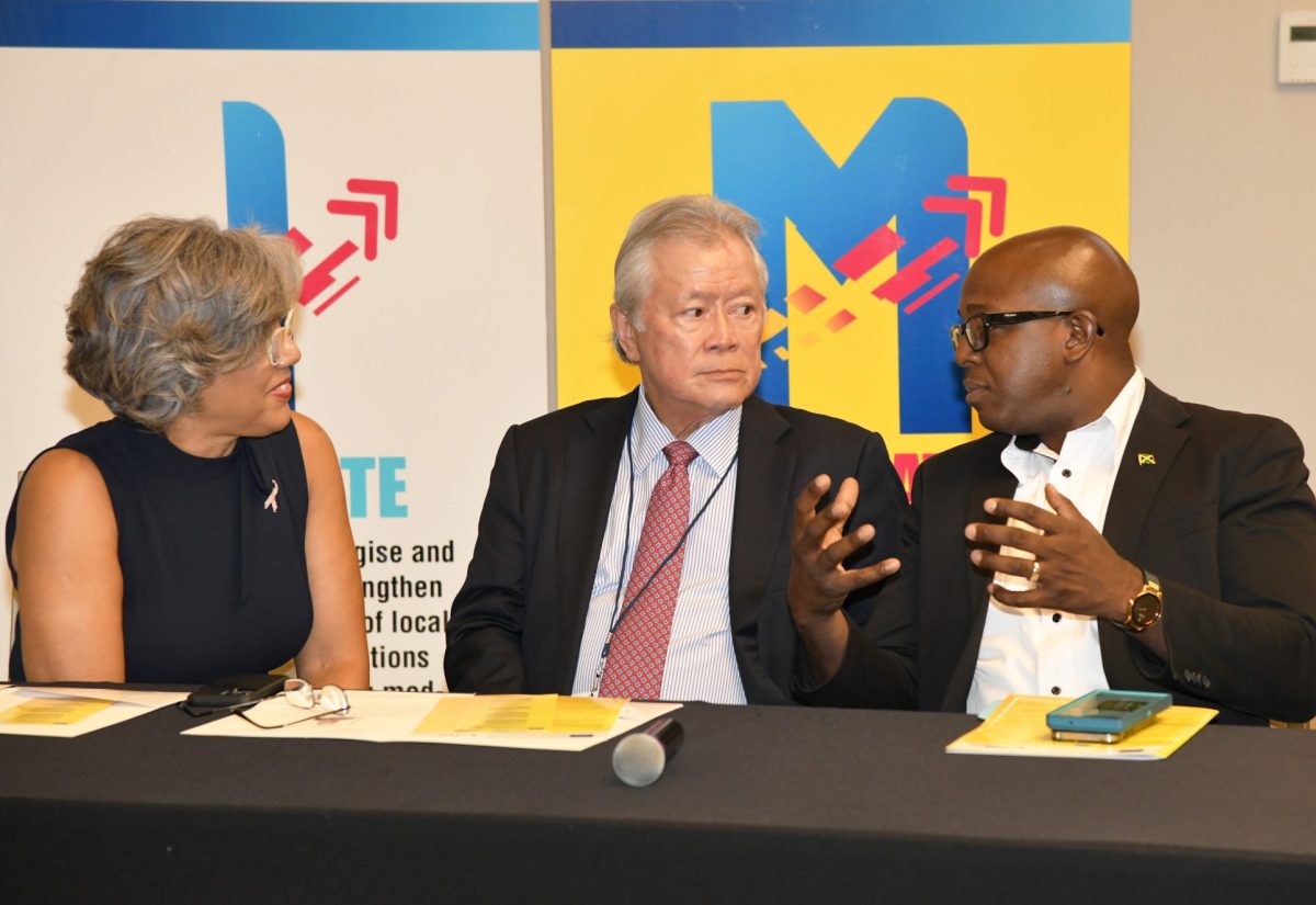 PHOTOS: Minister Charles Jr. Addresses Launch of CVSS’ Aim Initiative