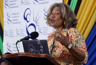Senior Lecturer and Head of the Institute for Gender and Development Studies at the University of the West Indies (UWI) Mona, Dr. Karen Carpenter.

