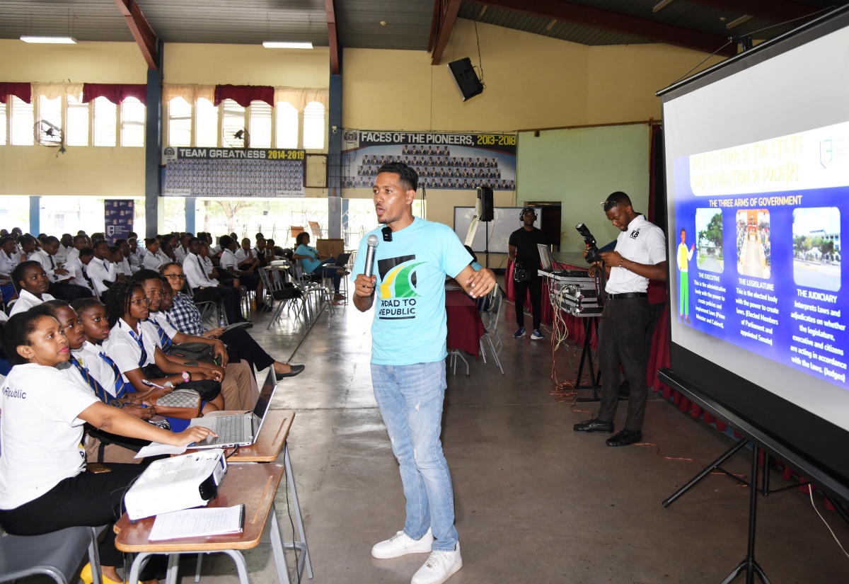 PHOTOS: The Ministry of Legal and Constitutional Affairs (MLCA) Launches Road to Republic Secondary School Tour