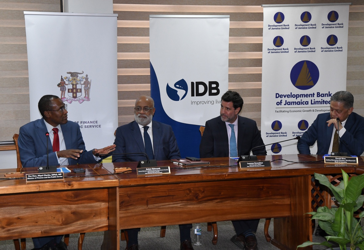 Gov’t and IDB Sign US$1.2m Technical Cooperation Agreement