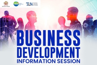 The Tourism Enhancement Fund (TEF) will be hosting a Business Development Information Session for Small and Medium-sized Tourism Enterprises on Wednesday, November 22 at the Courtleigh Auditorium in Kingston.

