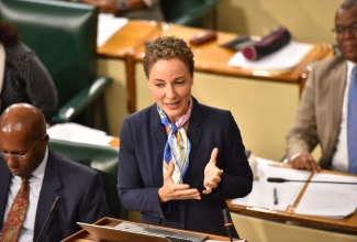 Minister of Foreign Affairs and Foreign Trade, Senator the Hon. Kamina Johnson Smith.

