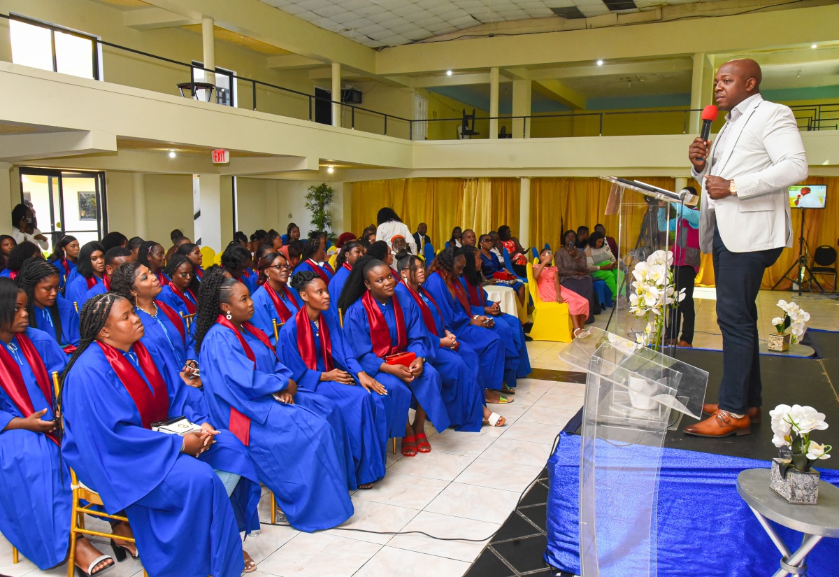 PHOTOS: Minister Charles Addresses Central Jamaica Social Development Initiative Graduation
