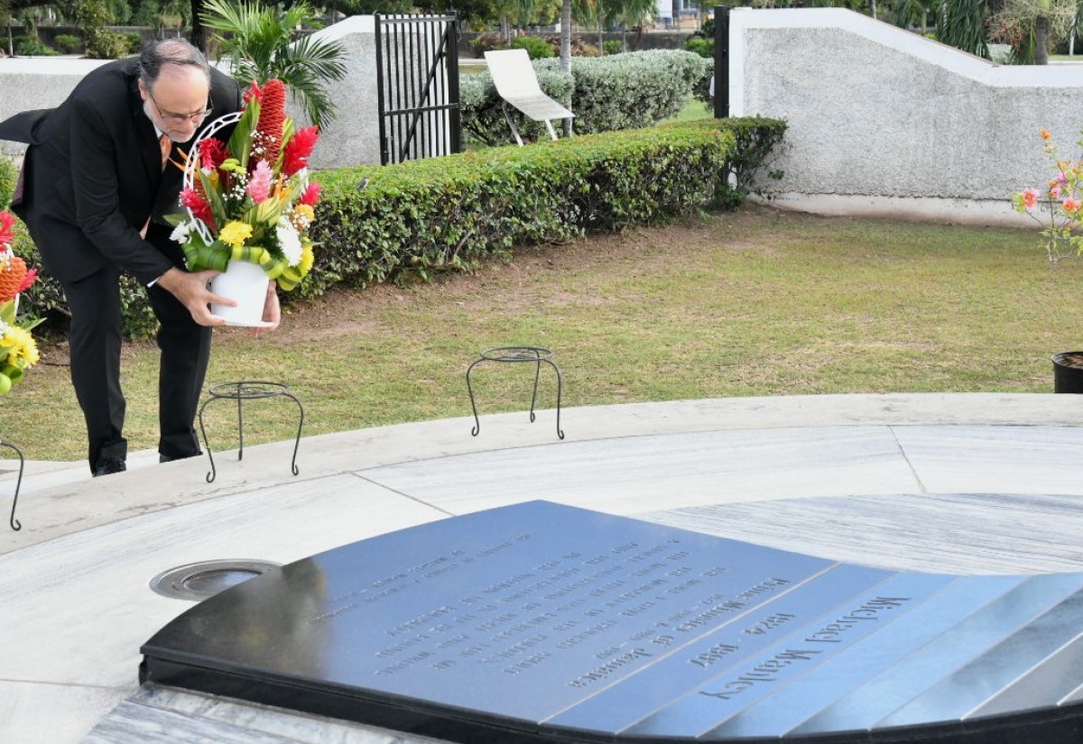 PHOTOS: Floral Tribute for Michael Manley