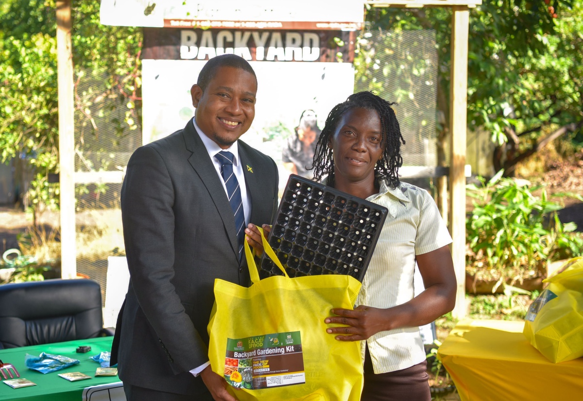 PHOTOS: Minister Green Hands Out Backyard Gardening Kits