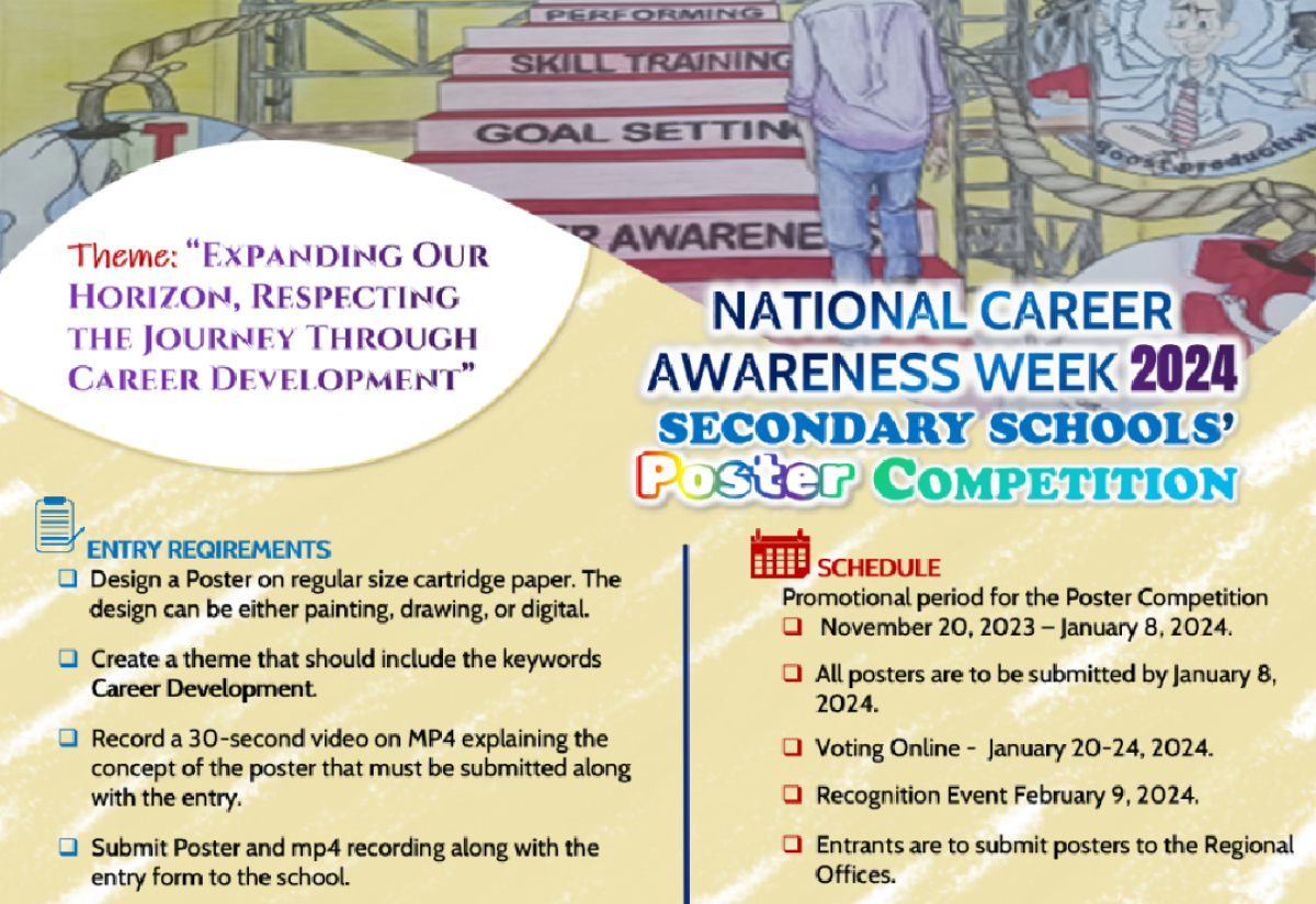 Entries Being Accepted for Career Awareness Week 2024 Poster Competition