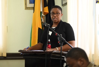 Medical Officer of Health for the parish of Portland, Dr. Sharon Lewis.