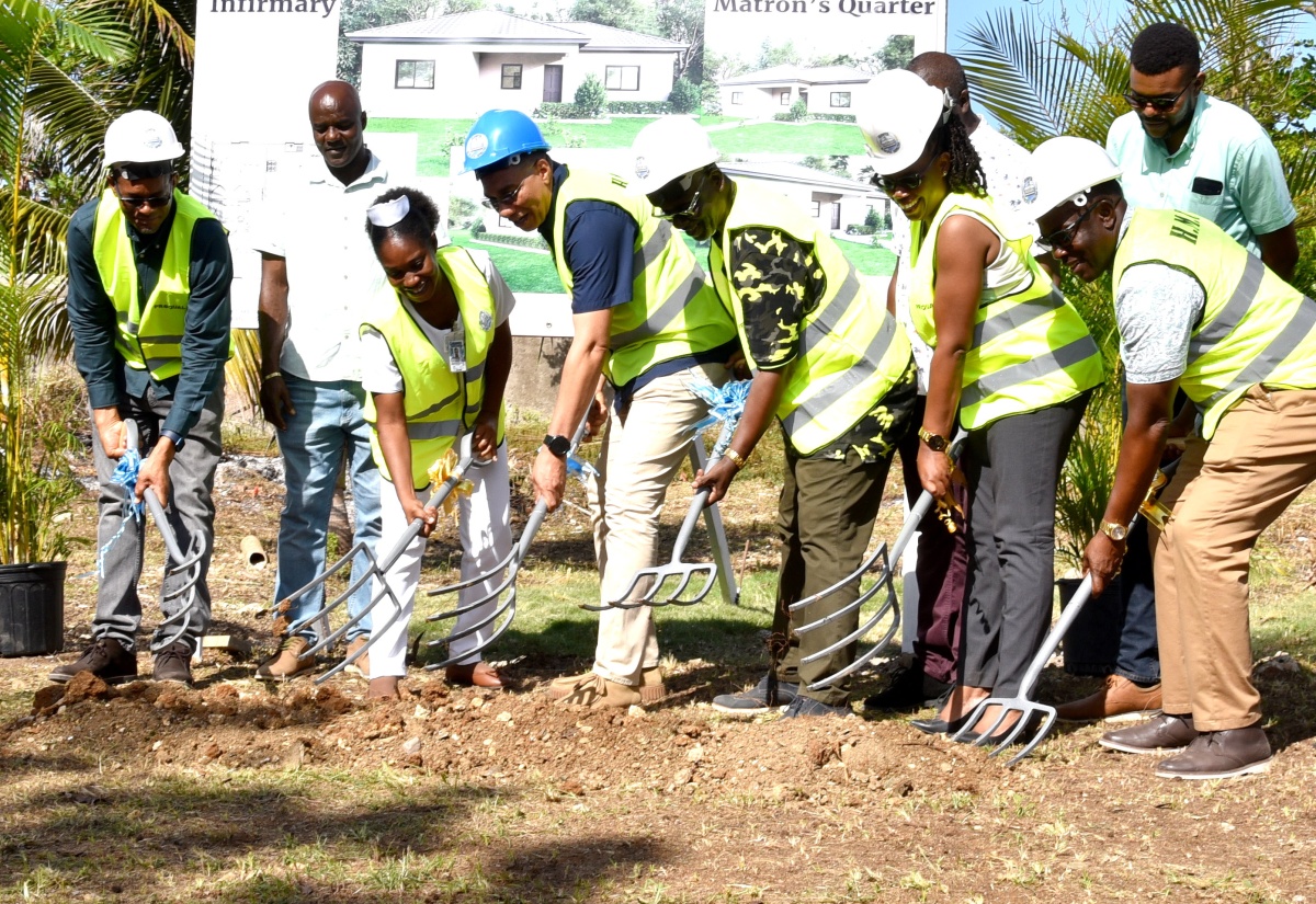 Prime Minister Breaks Ground for New Matron’s Quarters at Hanover Infirmary