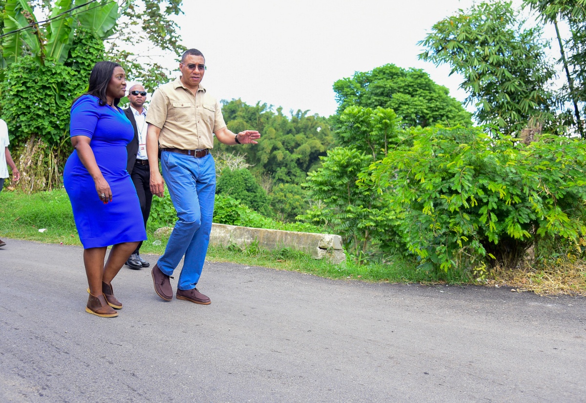 Community Road Repaired in St. Catherine North Eastern