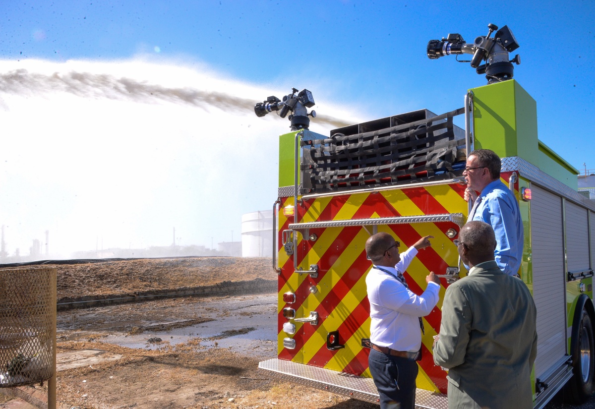 Petrojam Gets Fire Truck and Ambulance