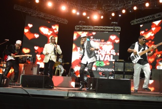 The Third World band is in performance at the Fireworks at the Kingston Waterfront, downtown Kingston on December 31.