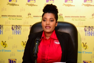 Senior Manager, Health Services at the Heart Foundation of Jamaica, Monique Willis, RN, addresses a JIS Think Tank, today (February 6), on the activities for Heart Month 2024, which is being observed during February under the theme ‘Prevent Heart Failure. Get Screened. Keep the Beat’.

