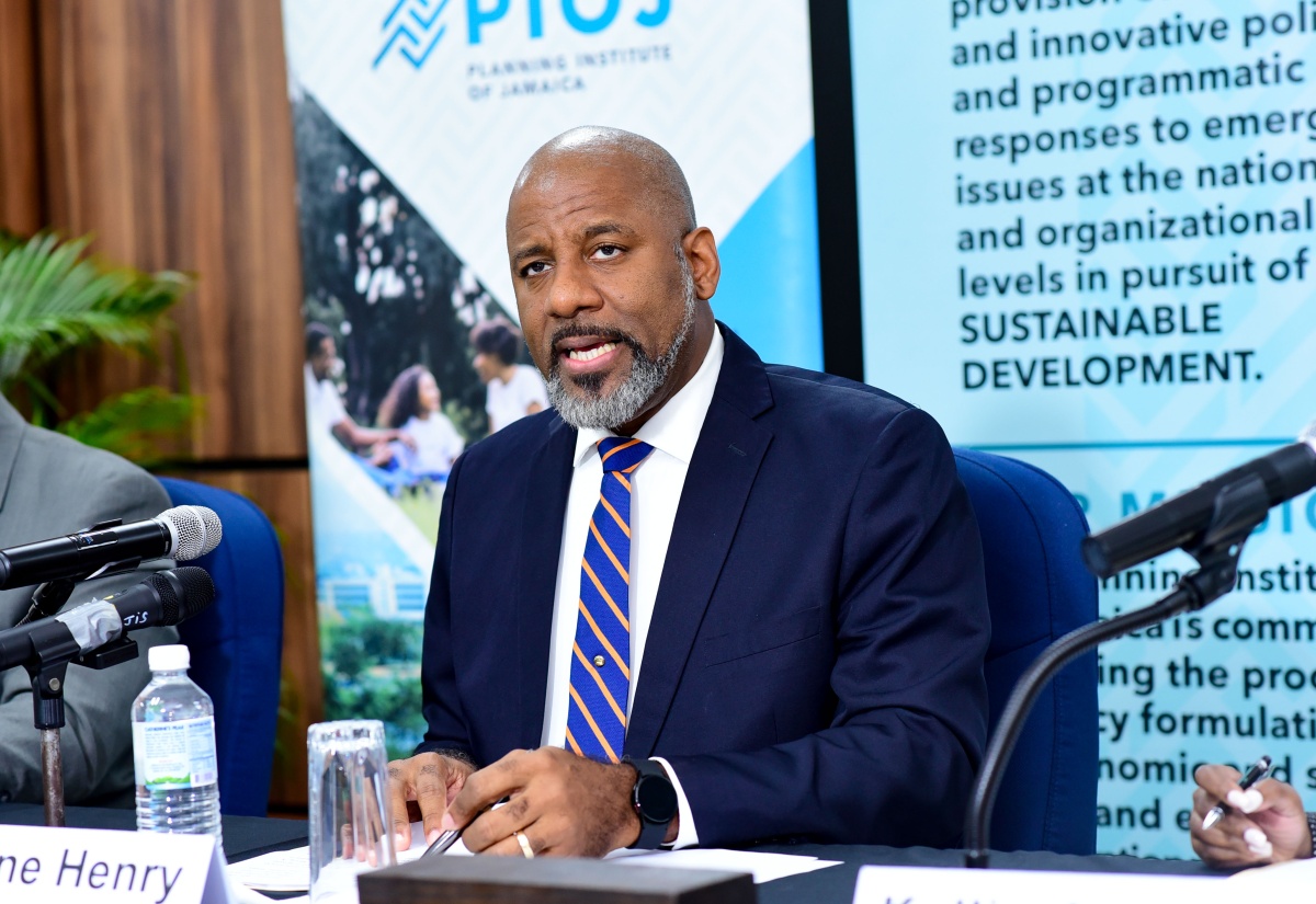 Director General, Planning Institute of Jamaica (PIOJ), Dr. Wayne Henry. 