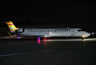 The inaugural InterCaribbean Airways flight from Bridgetown, Barbados, touched down at the Norman Manley International Airport in Kingston on Tuesday night (February 6). Bridgetown, the Southern Caribbean hub for InterCaribbean, will operate non-stop flights to Kingston on Mondays, Wednesdays, and Fridays, with return flights on Tuesdays, Thursdays, and Saturdays.

