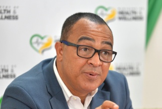 Minister of Health and Wellness, Dr. the Hon. Christopher Tufton. 