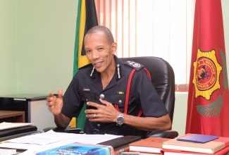 Commissioner, Jamaica Fire Brigade (JFB), Stewart Beckford.

