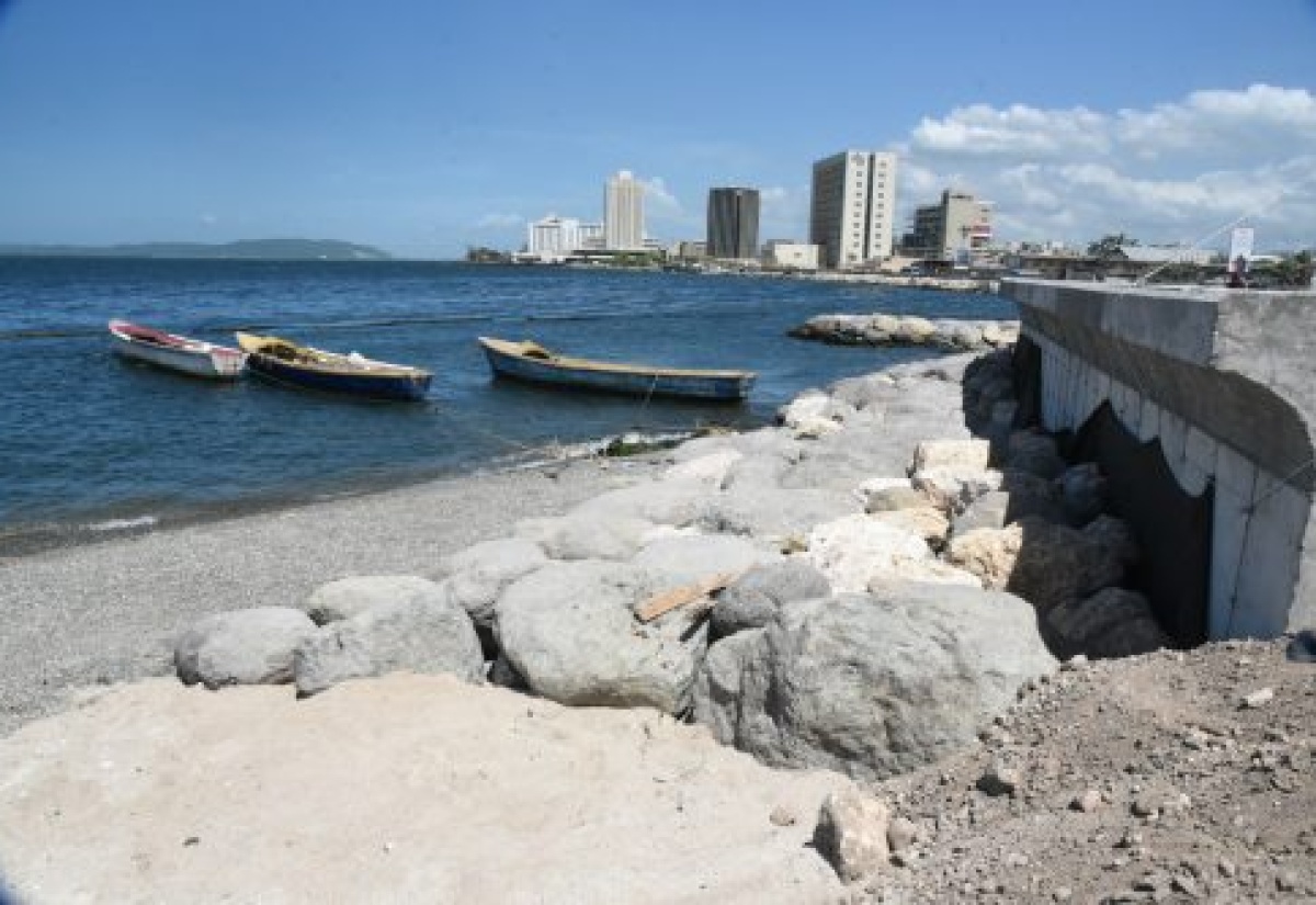 Revetments will be built to protect the coastal towns of Buff Bay, Portland and Annotto Bay, St. Mary.

