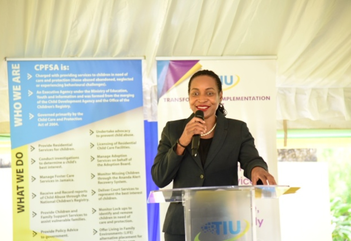 Minister of State in the Ministry of Education and Youth, Hon. Marsha Smith.  