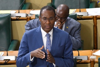 Minister of Finance and the Public Service, Dr. the Hon. Nigel Clarke. 